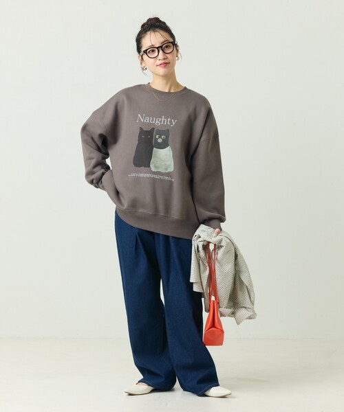 限定展開 いたずらキャット 裏起毛 スウェット（スウェット）｜FREAK'S STORE（フリークスストア）