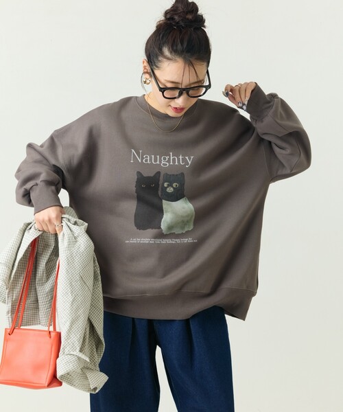 限定展開 いたずらキャット 裏起毛 スウェット（スウェット）｜FREAK'S STORE（フリークスストア）