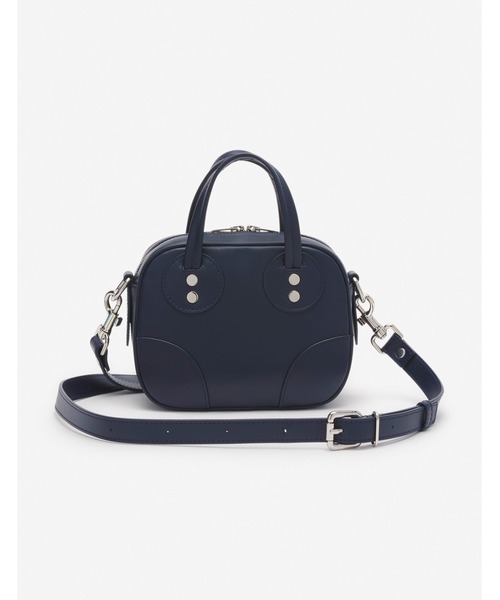 MAISON KITSUNÉ 黒 レザー ショルダーバッグ【即決価格！】 セール】BOOGIE BAG（ショルダーバッグ）｜Maison Kitsune
