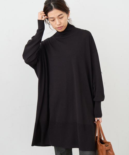 新品未使用！IENA Grossy タートルネックプルオーバー IENA（イエナ）の「Grossy タートルネックロングプルオーバー（ニット