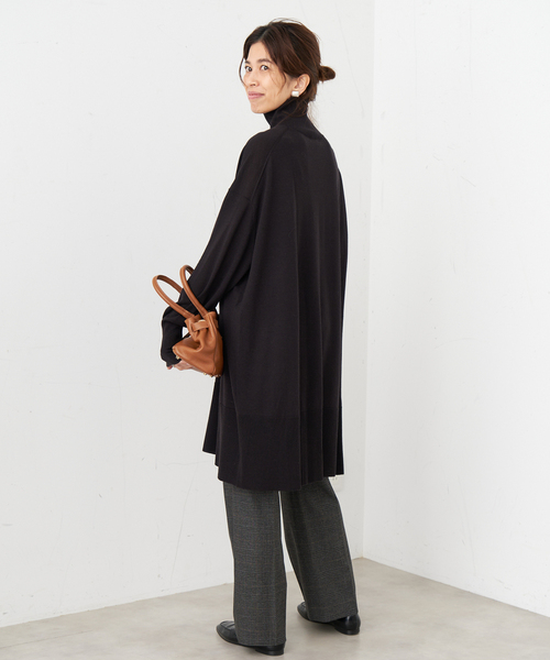 IENA（イエナ）の「Grossy タートルネックロングプルオーバー（ニット