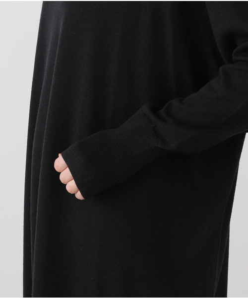 IENA（イエナ）の「Grossy タートルネックロングプルオーバー（ニット