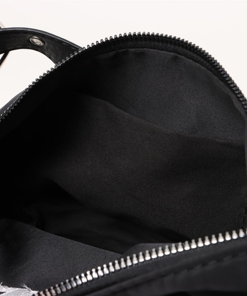 MUCENT（ムセント）の「【日本未発売/WEB限定】MUCENT(ムセント)/クロスバッグ ショルダーバッグ/MOTOR PUNCHING CROSS BAG（ショルダーバッグ・レディース・ブラック・FREE）」の14枚目の写真