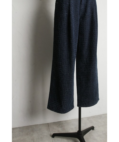 &. NOSTALGIA（アンドドットノスタルジア）の「【ZOZO限定】クラッシュデニムタックパンツ（デニムパンツ・レディース・インディゴブルー/ブラック・M）」の10枚目の写真