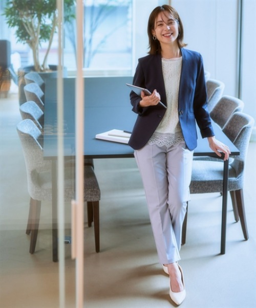 7days Life Styling(セブンデイズライフスタイリング)の「総レース8分袖ブラウス カットソー裏地付(シャツ/ブラウス・レディース・ブラック/アイボリー・M/S/3L/LL/L/4L/5L)」の5枚目の写真