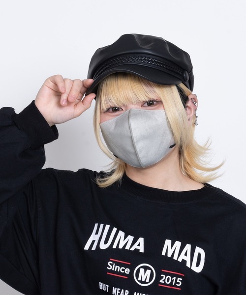 MAD MAD(マッドマッド)の「デザインキャスケット(キャスケット・レディース・ブラック・FREE)」の2枚目の写真