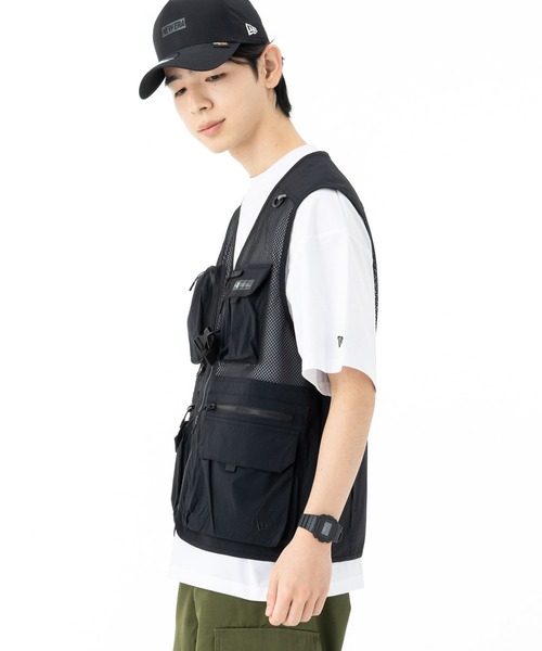 NEW ERA フィッシング マルチ ベスト NEW ERA フィールド マルチポケット フィッシングベスト Angler
