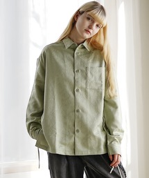 MinoriTY（マイノリティ）の「【MinoriTY】フラワージャガードサイドレースシャツ（シャツ/ブラウス）」