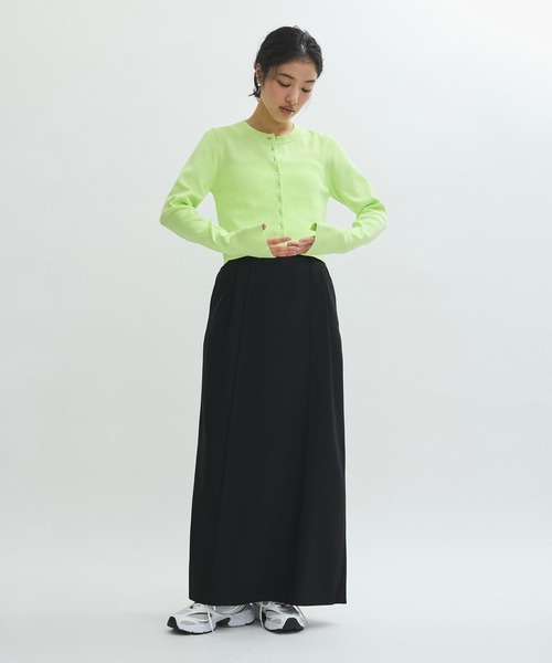 ADAM ET ROPE'（アダムエロペ）の「【サステナブル】クールタッチロングスリーブカーディガン（カーディガン/ボレロ・レディース・ブラック/ライトグリーン/ホワイト/ピンク系その他2・FREE）」の21枚目の写真