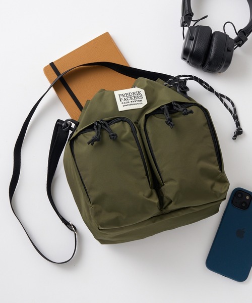 FREDRIK PACKERS(フレドリックパッカーズ)の「【FREDRIK PACKERS】≪別注≫420D BOUNCE SHOULDER(ショルダーバッグ・レディース・ベージュ/グレー/オリーブ/ブラック/ブラック系その他2・FREE)」の19枚目の写真