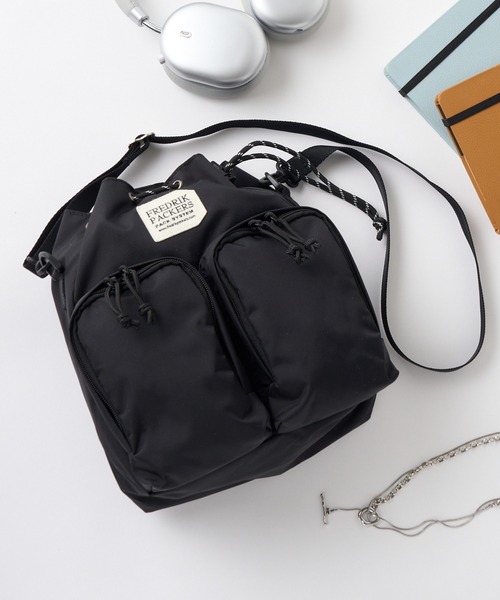 FREDRIK PACKERS(フレドリックパッカーズ)の「【FREDRIK PACKERS】≪別注≫420D BOUNCE SHOULDER(ショルダーバッグ・レディース・ベージュ/グレー/オリーブ/ブラック/ブラック系その他2・FREE)」の17枚目の写真