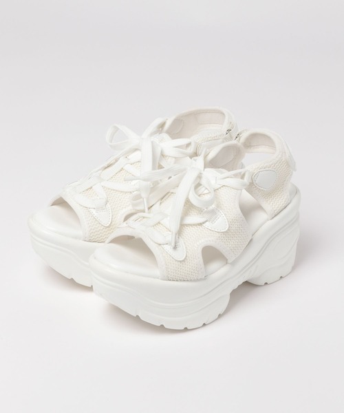 FOREVER 21(フォーエバー トゥエンティーワン)の「【2025SS】厚底スポーツサンダル(サンダル・レディース・ホワイト/ブラック・MEDIUM/LARGE)」の17枚目の写真