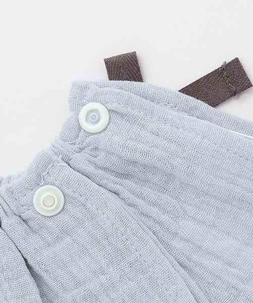 petit main（プティマイン）の「スタイ付きロンパース（ロンパース・キッズ・ライトブルー/アイボリー/ブラック・80ｃｍ/70cm）」の16枚目の写真