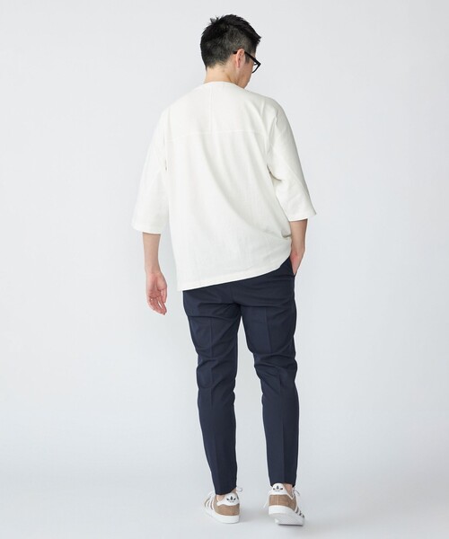 SHIPS(シップス)の「SHIPS: フットボール Tシャツ(6分丈)(Tシャツ/カットソー・メンズ・ホワイト/チャコールグレー/ネイビー・SMALL/MEDIUM/LARGE/X-LARGE)」の8枚目の写真