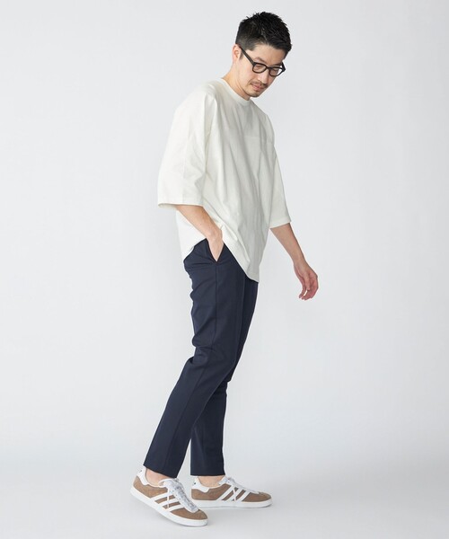SHIPS(シップス)の「SHIPS: フットボール Tシャツ(6分丈)(Tシャツ/カットソー・メンズ・ホワイト/チャコールグレー/ネイビー・SMALL/MEDIUM/LARGE/X-LARGE)」の9枚目の写真