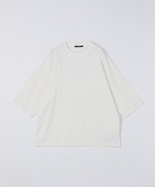 SHIPS(シップス)の「SHIPS: フットボール Tシャツ(6分丈)(Tシャツ/カットソー・メンズ・ホワイト/チャコールグレー/ネイビー・SMALL/MEDIUM/LARGE/X-LARGE)」の16枚目の写真