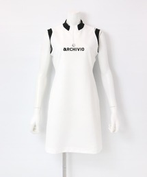 <LADIES>バックフリル速乾ワンピース