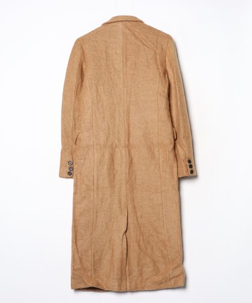 INNOCENT(イノセント)の「『Growth by Grail』ウール混ロングチェスター(チェスターコート・メンズ・ベージュ/ブラック・LARGE/MEDIUM)」の3枚目の写真