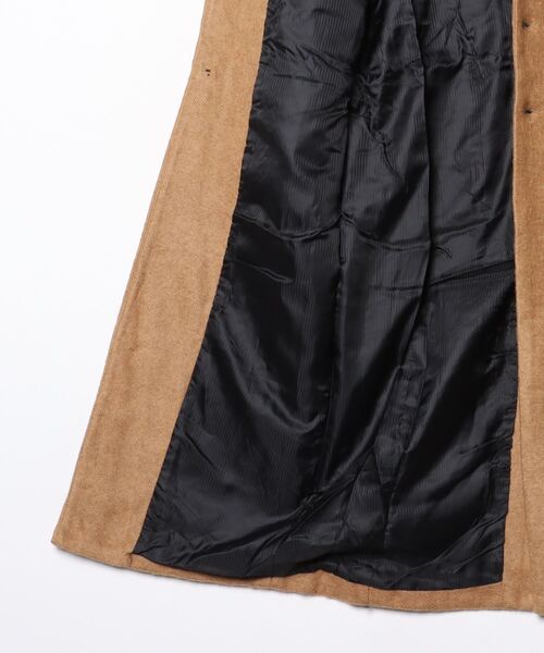 INNOCENT(イノセント)の「『Growth by Grail』ウール混ロングチェスター(チェスターコート・メンズ・ベージュ/ブラック・LARGE/MEDIUM)」の4枚目の写真