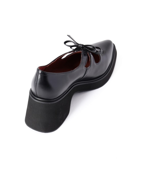 ROSE BUD（ローズバッド）の「(piu comoda)リボンポインテッドシューズ（その他シューズ・レディース・ブラック・36）」の7枚目の写真