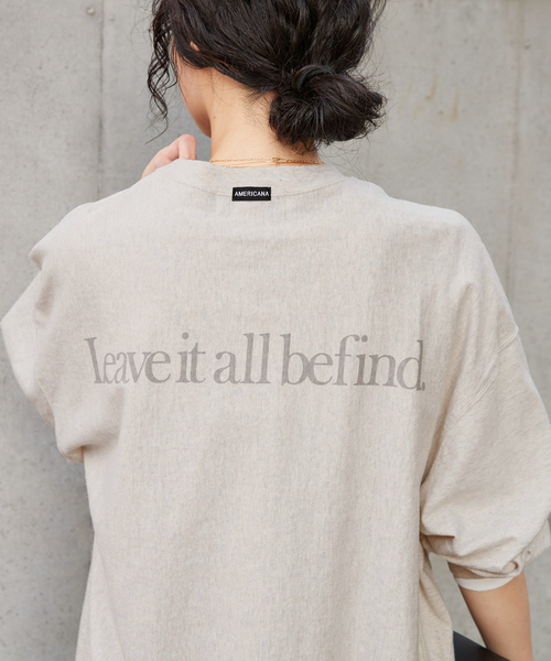 AMERICANA/アメリカーナ】LONGSLEEVE Tシャツ（Tシャツ