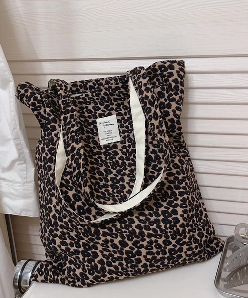 bibiy レオパード トート バック Bibiy. レオパードトートバッグ