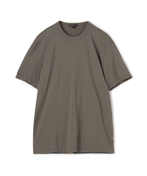 JAMES PERSE(ジェームスパース)の「リュクス ジャージークルーネックTシャツ MELJ3199(Tシャツ/カットソー・メンズ・ダークグリーン/グレー・1/0/3)」の2枚目の写真