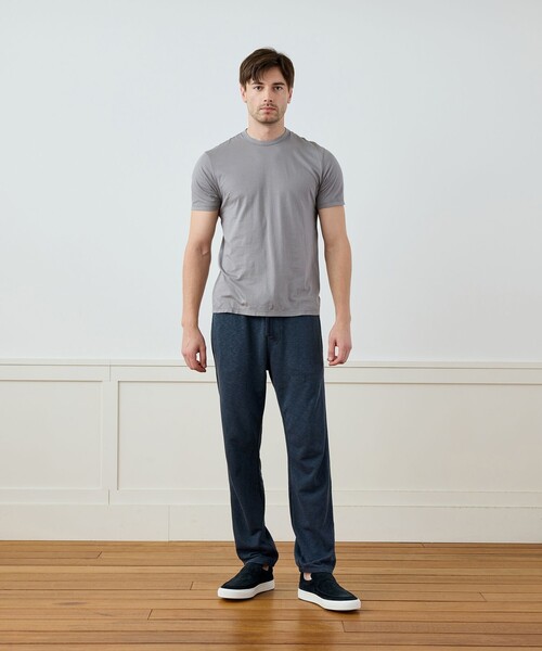 JAMES PERSE(ジェームスパース)の「リュクス ジャージークルーネックTシャツ MELJ3199(Tシャツ/カットソー・メンズ・ダークグリーン/グレー・1/0/3)」の3枚目の写真