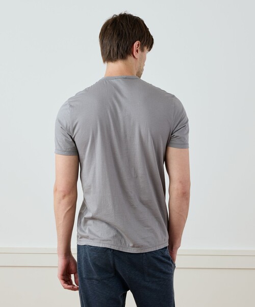 JAMES PERSE(ジェームスパース)の「リュクス ジャージークルーネックTシャツ MELJ3199(Tシャツ/カットソー・メンズ・ダークグリーン/グレー・1/0/3)」の6枚目の写真