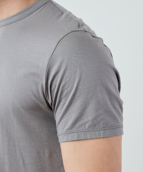 JAMES PERSE(ジェームスパース)の「リュクス ジャージークルーネックTシャツ MELJ3199(Tシャツ/カットソー・メンズ・ダークグリーン/グレー・1/0/3)」の8枚目の写真