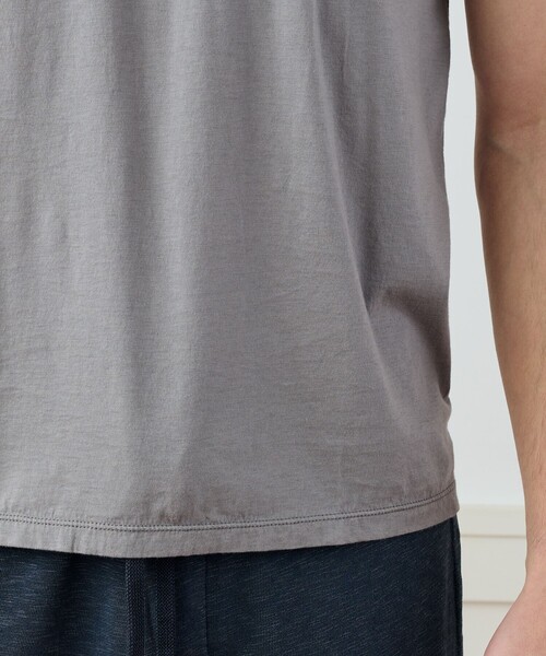 JAMES PERSE(ジェームスパース)の「リュクス ジャージークルーネックTシャツ MELJ3199(Tシャツ/カットソー・メンズ・ダークグリーン/グレー・1/0/3)」の9枚目の写真