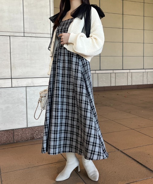 apres jour(アプレジュール)の「アソートチュールリボンワンピース(ワンピース・レディース・イエロー系その他/ピンク系その他/ブラック系その他2/アイボリー/ブルー系その他・X-LARGE/フリー)」の14枚目の写真