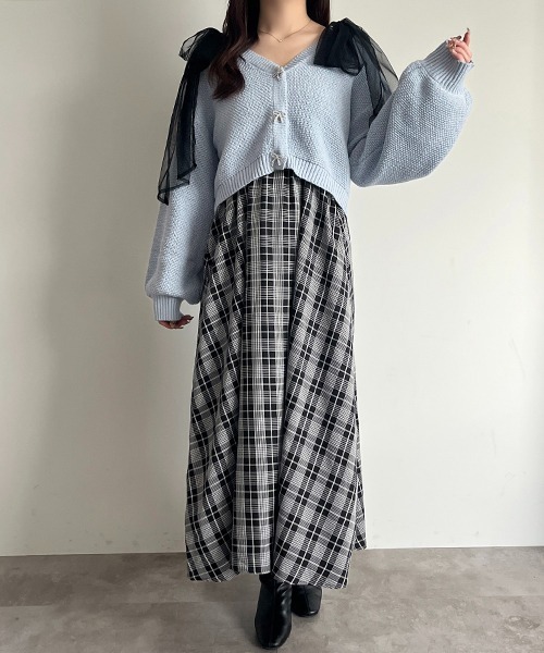 apres jour(アプレジュール)の「アソートチュールリボンワンピース(ワンピース・レディース・イエロー系その他/ピンク系その他/ブラック系その他2/アイボリー/ブルー系その他・X-LARGE/フリー)」の19枚目の写真