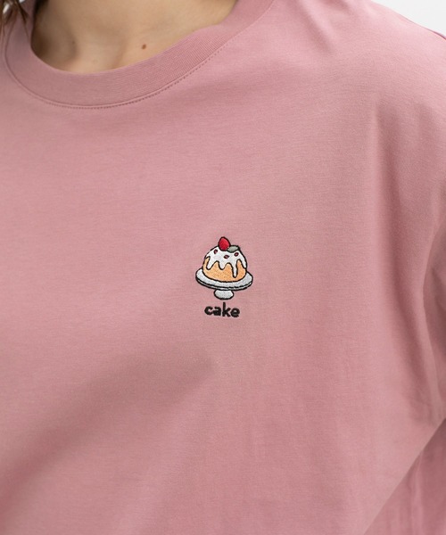 Honeys(ハニーズ)の「【UVカット】半袖モチーフ刺繍Tシャツ(Tシャツ/カットソー・レディース・スモークピンク/オフホワイト/ダークグリーン系/スミクロ/ベージュ・L/M/S)」の20枚目の写真