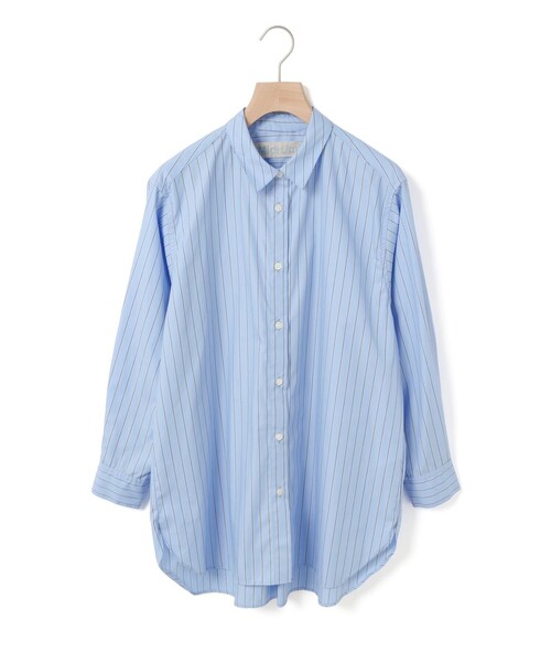 ブラウス シャツ MidiUmi パターンワイドロングシャツ レディース セール】MidiUmi パターンワイドロングシャツ（シャツ/ブラウス