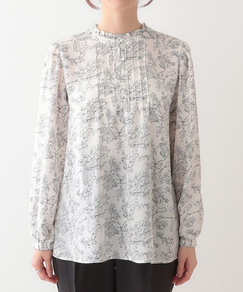 DRESKIP(ドレスキップ)の「【S-LL/前後2WAY】ピンタックブラウス(シャツ/ブラウス・レディース・アイボリー/ベビーピンク/アイボリー系・01/02/03/04)」の16枚目の写真