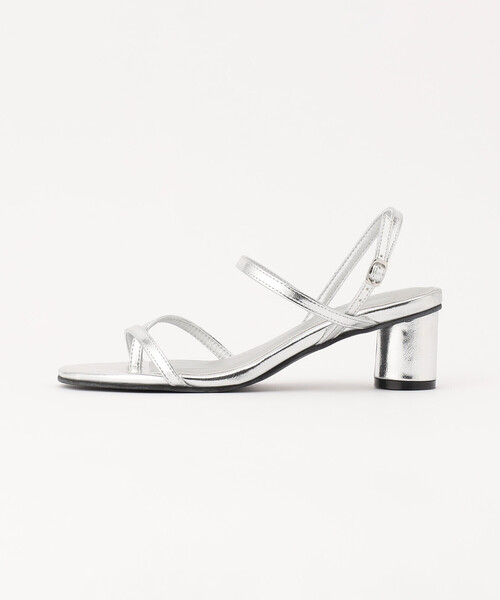 COMME CA ISM（コムサイズム）の「クロスライン　サンダル（サンダル・レディース・ブラック/シルバー・23.5cm/24.5cm）」の8枚目の写真