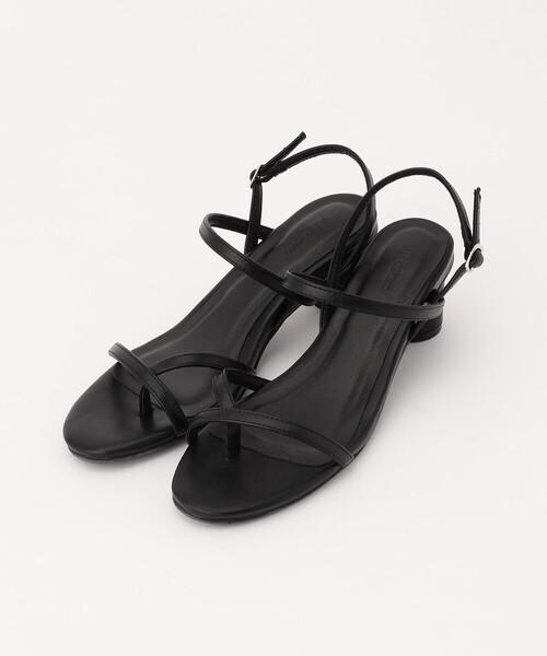 COMME CA ISM（コムサイズム）の「クロスライン　サンダル（サンダル・レディース・ブラック/シルバー・23.5cm/24.5cm）」の9枚目の写真