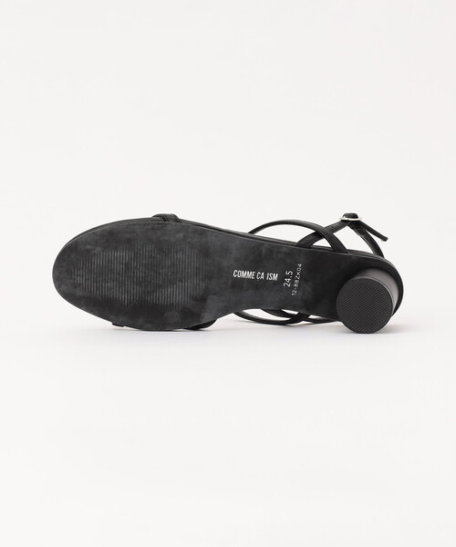 COMME CA ISM（コムサイズム）の「クロスライン　サンダル（サンダル・レディース・ブラック/シルバー・23.5cm/24.5cm）」の10枚目の写真