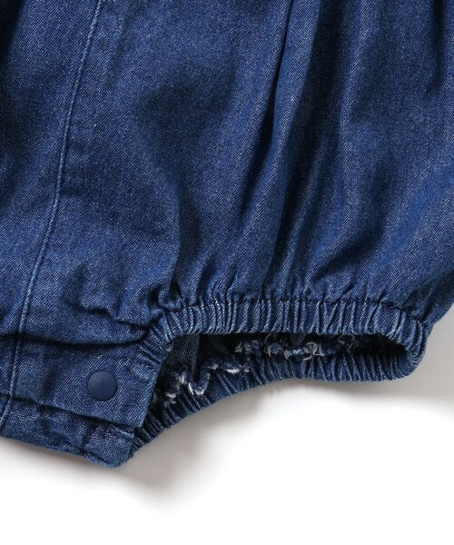 apres les cours(アプレレクール)の「サスペンダー付きベビーブルマ(その他ベビーウェア・キッズ・ストライプ/インディゴブルー・80)」の12枚目の写真