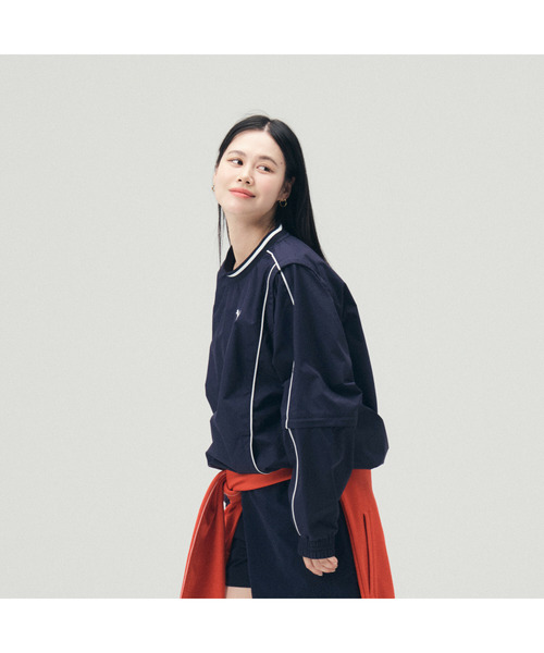 PUMA（プーマ）の「PUMA プーマ メンズ ワードローブ ESS＋ ウーブン 3ウェイ カバー シャツ（その他トップス・メンズ・ネイビー・MEDIUM/LARGE/SMALL/XX-LARGE/X-LARGE）」の5枚目の写真