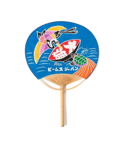別注】額賀屋染工場 / 房州うちわ 大漁 鶴亀（扇子/うちわ）｜BEAMS