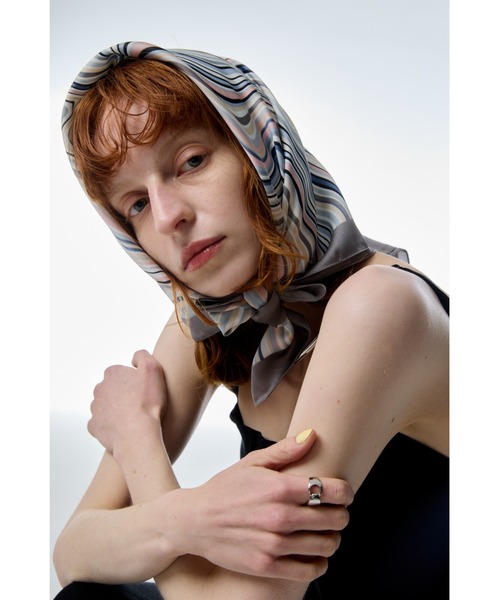 [NOTHING WRITTEN] MOI FUR スカーフ★新作・24AW★人気★韓国★ スカーフ】スウォッシュロンドン (SWASH LONDON) Canopy シルク