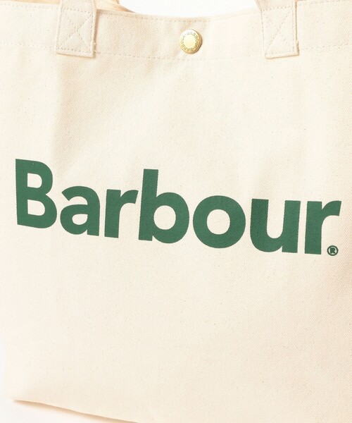 BEAMS F（ビームスエフ）の「Barbour / ロゴ トートバッグ（トートバッグ・メンズ・ナチュラル・ONE SIZE）」の5枚目の写真
