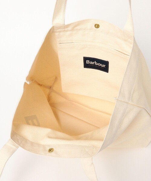 BEAMS F（ビームスエフ）の「Barbour / ロゴ トートバッグ（トートバッグ・メンズ・ナチュラル・ONE SIZE）」の6枚目の写真