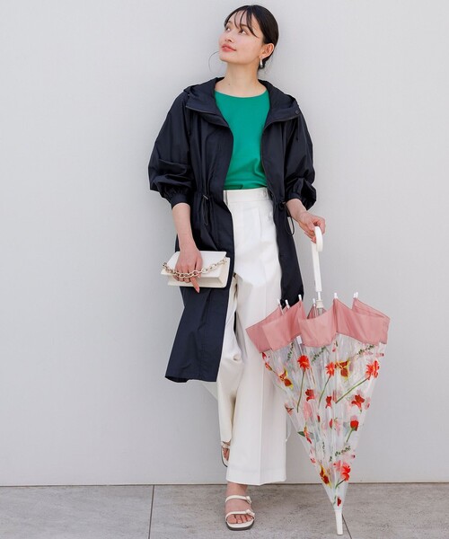 ANY SIS(エニィスィス)の「【ストレッチ・接触冷感・撥水・UVカット・洗える】エアリーストレッチ ワイドパンツ(その他パンツ・レディース・ネイビー系/ダルブルー系/ホワイト系/ベージュ系/ブラック系・4)」の16枚目の写真
