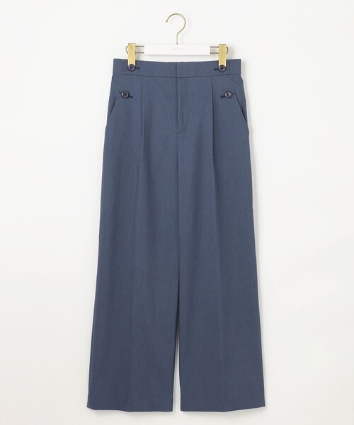 ANY SIS(エニィスィス)の「【ストレッチ・接触冷感・撥水・UVカット・洗える】エアリーストレッチ ワイドパンツ(その他パンツ・レディース・ネイビー系/ダルブルー系/ホワイト系/ベージュ系/ブラック系・4)」の8枚目の写真