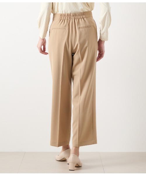 撥水・通気性】COOL COMFORT シルク混 ピンチェック スラックス