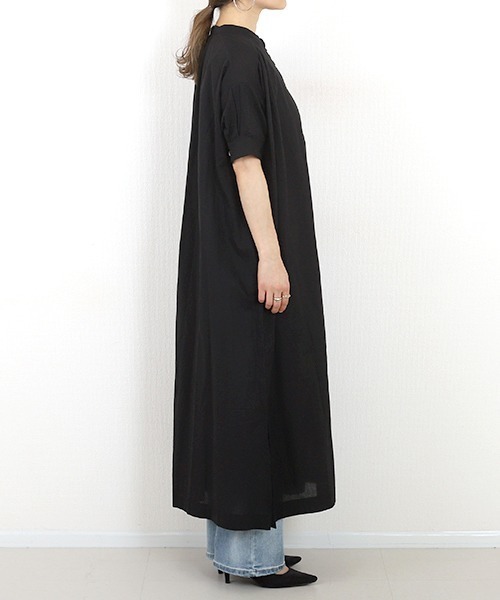 Aletta vita(アレッタビータ)の「フロントボタンキャンブリックロングワンピース(ワンピース・レディース・ブラック/カーキ/テラコッタ・FREE)」の14枚目の写真