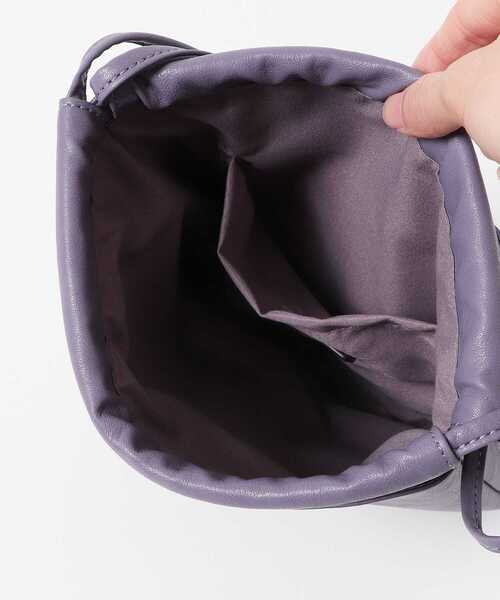 SENSE OF PLACE by URBAN RESEARCH（センスオブプレイスバイアーバンリサーチ）の「FLハンドルキンチャクショルダー（ショルダーバッグ・メンズ・ブラック/ライトグレー/パープル・ONE）」の11枚目の写真